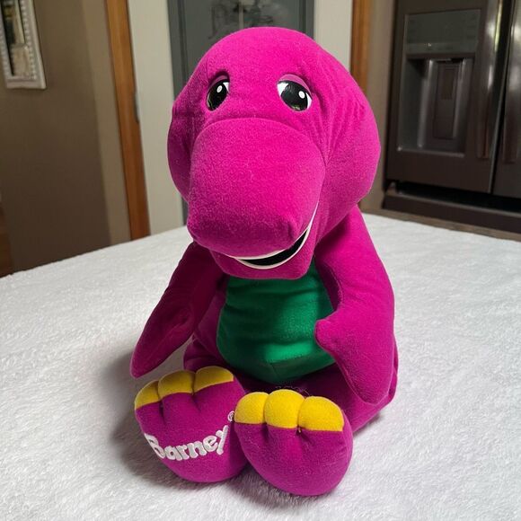 1990’s Barney Talking Plush Hasbro Playskool #71245 - Picture 1 of 7